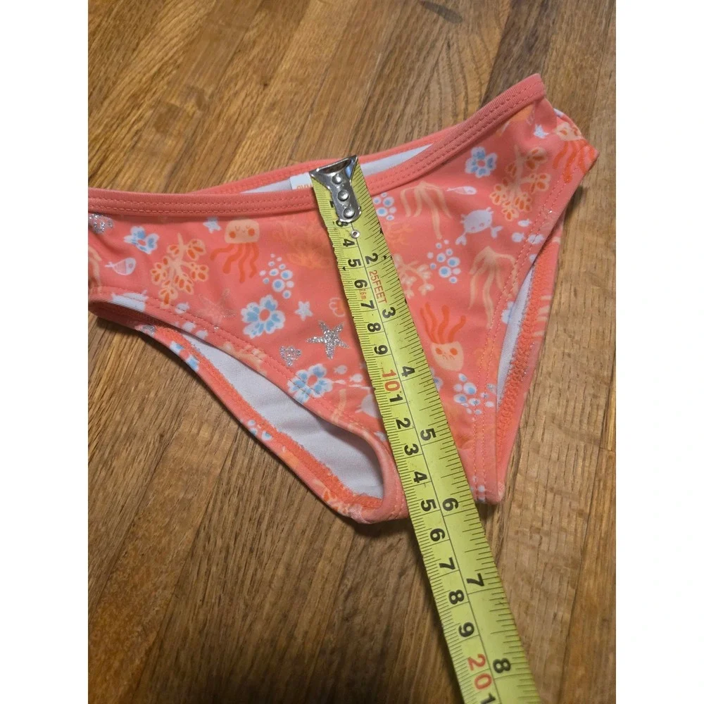 Gymboree Girls 2T Coral Sea Life Under the Sea Glitter Accent Bikini Swim Bottom